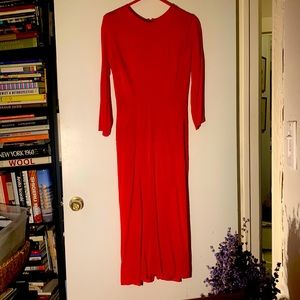 40’s Vintage Red Dress AUTHENTIC